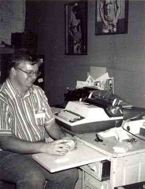 Rusel J. Silkey at the GCCP Library 1978